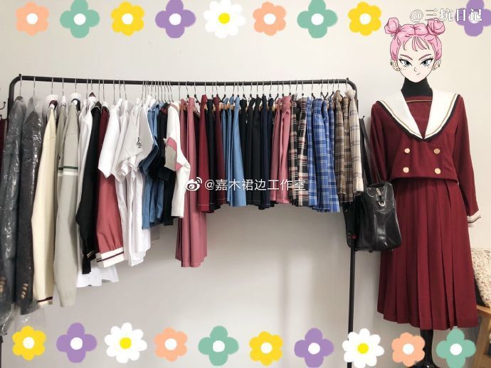 武汉嘉木裙边工作室 JK制服 Lolita洋装实体店实拍图片照片1